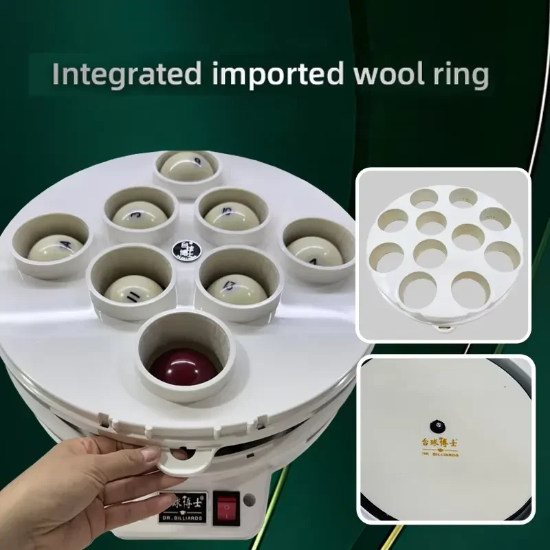 Automatic ball cleaning machine for cleaning, polishing and drying Russian pyramid balls, 2 in 1, 68mm billiard ball cleaning