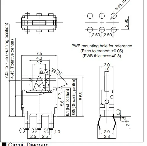 Japanese Original Panasonic Direct Plug 6-Foot Miniature Detection Switch Two-Way Travel Sensing Detection Ese24sv3