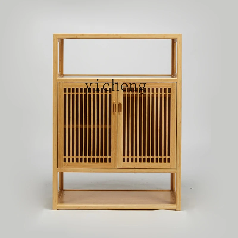 

ZK New Chinese Style Sideboard Wine Cabinet Solid Wood Tea Cabinet Modern Chinese Style Simple Xuan Guang Cabinet Zen Furniture