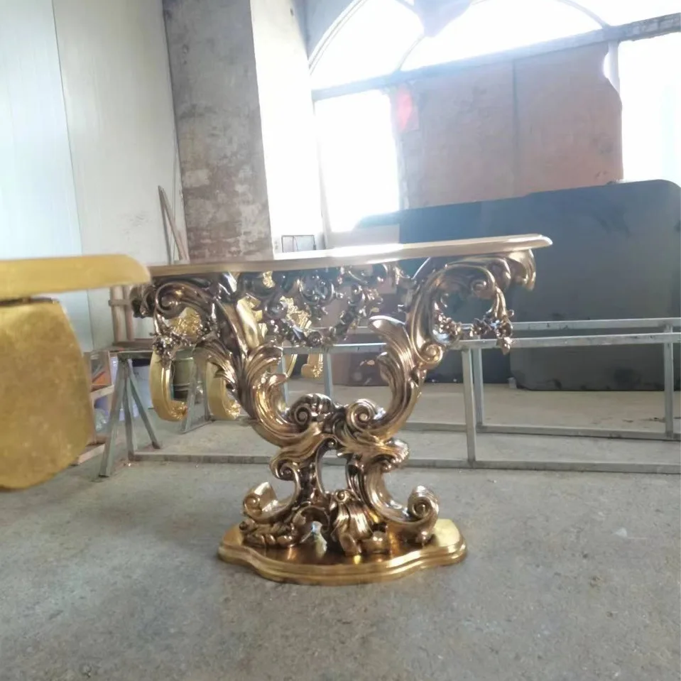 

European-style entrance table, villa corridor entrance table, entrance end view table against the wall, side cabinet, semi-round