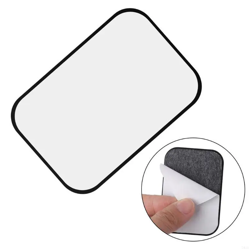 781E Metal Plate Car Mount Magnet Phone Holder Adhesive Sticker Round Square