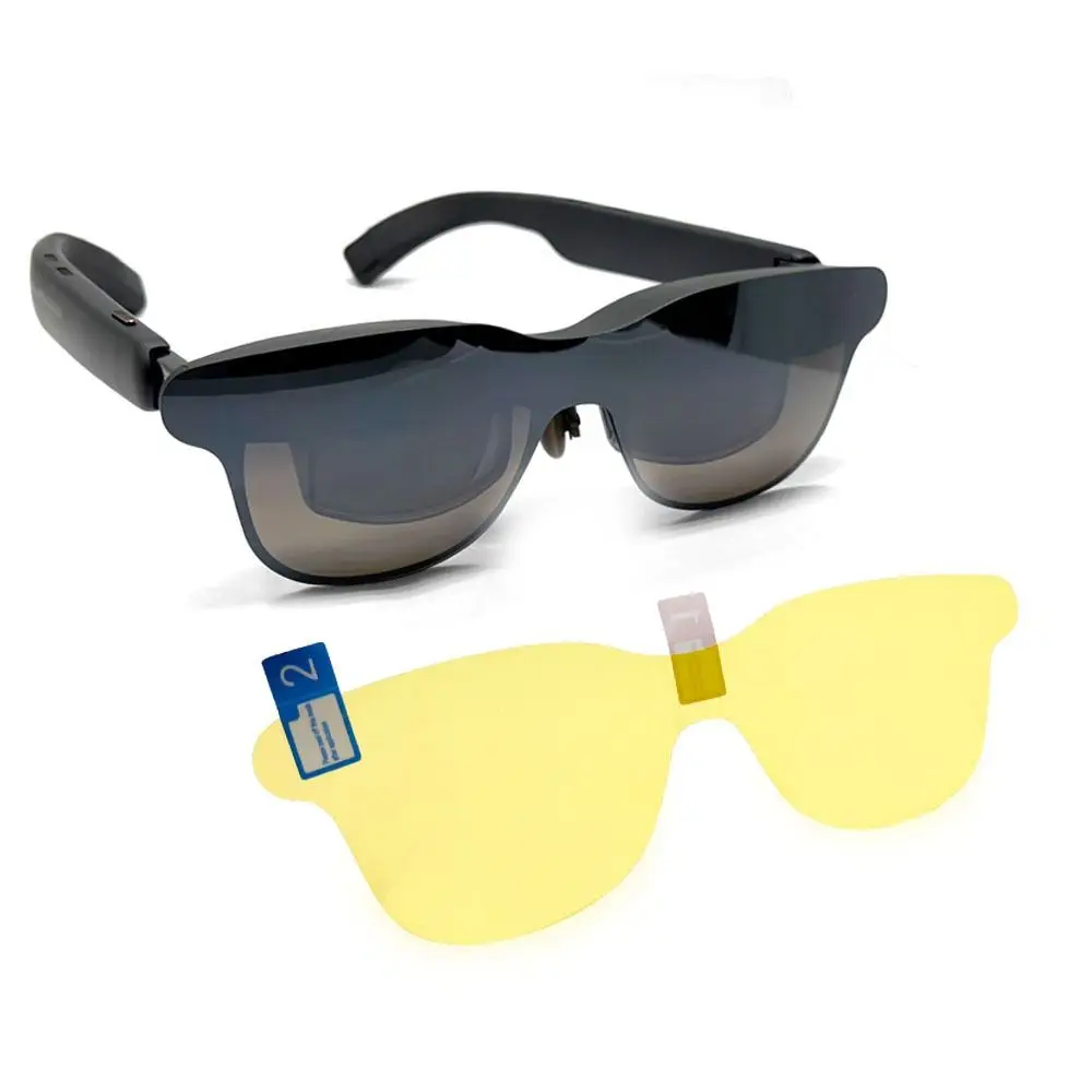 Clear HD Smart Glasses Lens Film Scratch Resistant Easy Installation Lens Protector Set with Wipes for RayNeo GT/GT Max