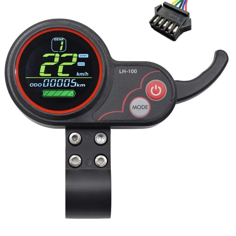 

A03Q-24V-60V Throttle Meter For Kugoo Electric Scooter/Ebike Speedometer (SM Plug 5PIN)