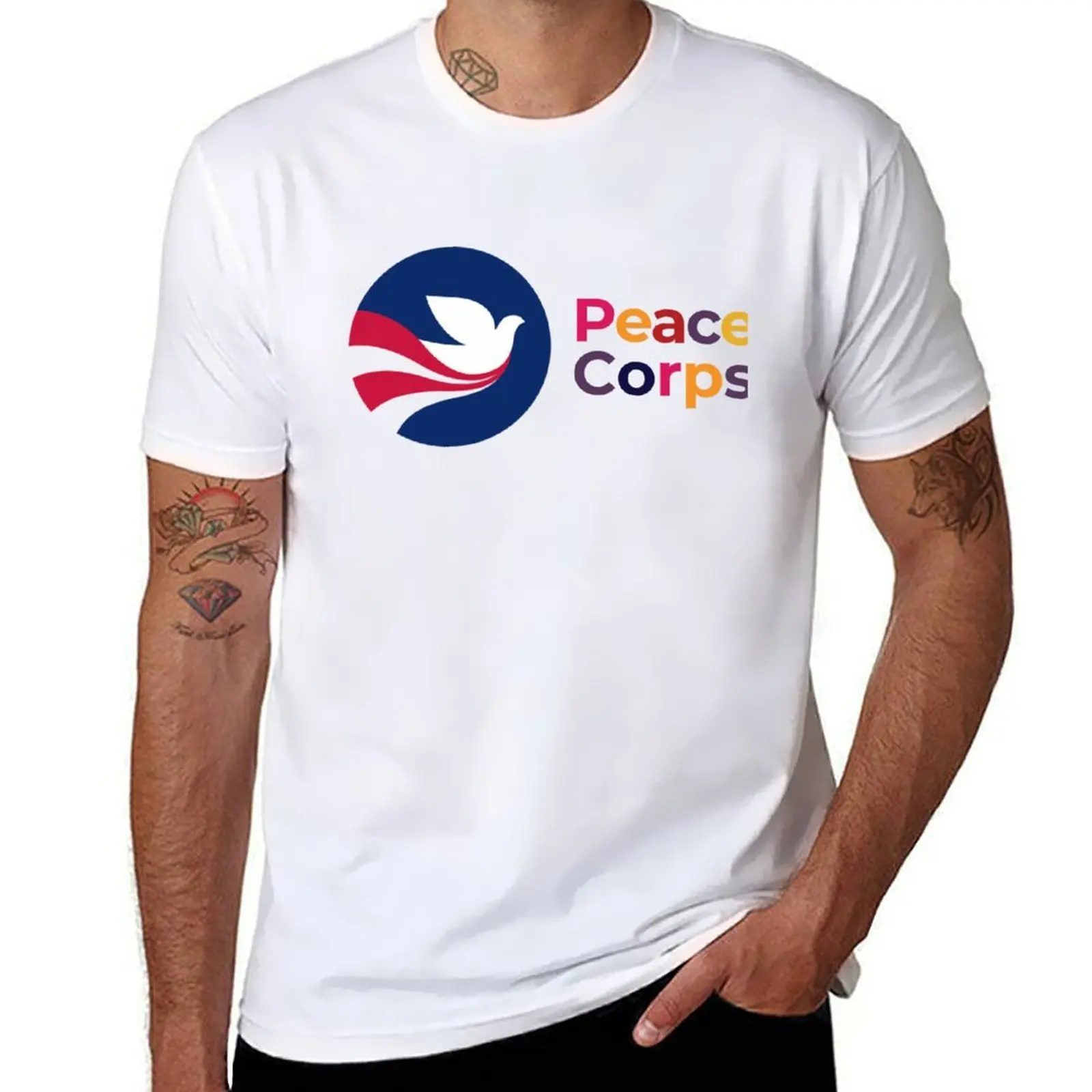 

Peace Corps T-Shirt t shirts with prints man t shirts for men casual cotton tshirt 100% T-shirt