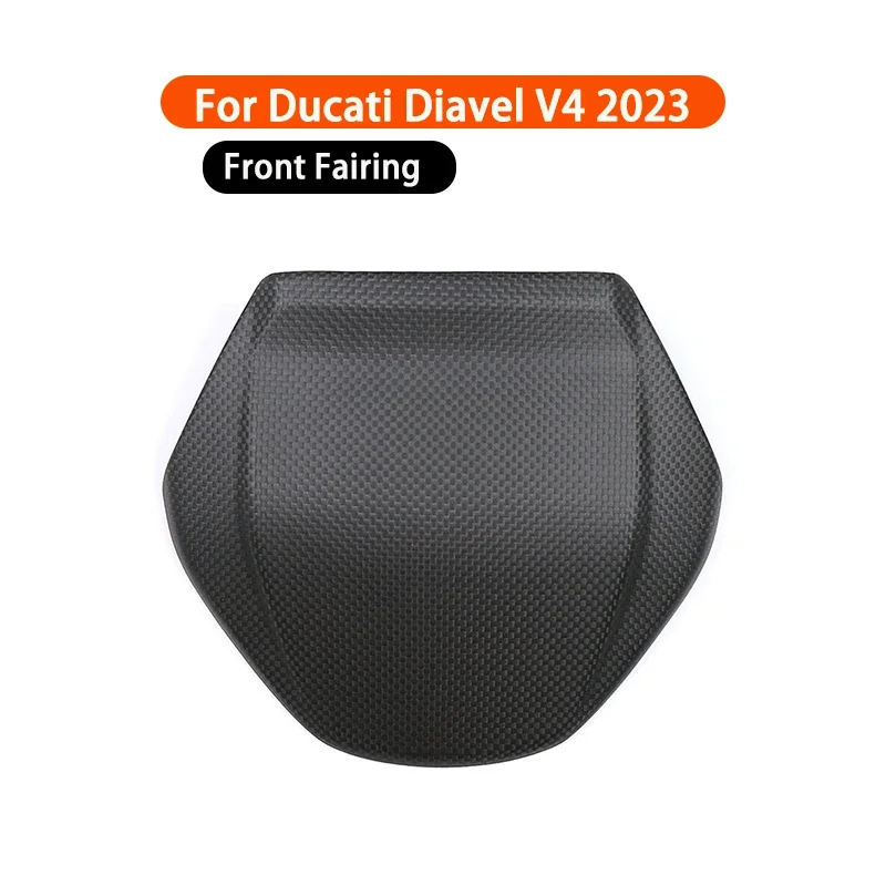 For DUCATI Diavel V4 2023 2024 100% Carbon Fiber Front Headlight Upper Fairing Motorcycle Accessories Fairing Kits Matt Glossy - view 2