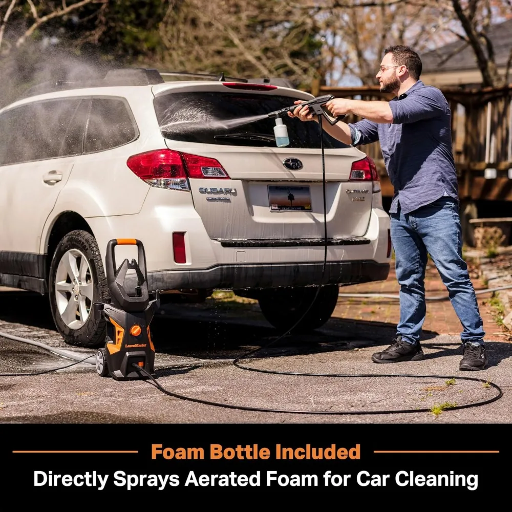 غسالة الضغط الكهربائية 13 أمبير 1.4 GPM 2100 Max PSI مع زجاجة إسفنجية معتمدة من CSA