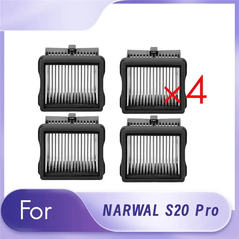 

AB15-4 шт. Сменные фильтры для беспроводного пылесоса NARWAL S20 Pro для сухой и влажной уборки, сверхпрочные аксессуары