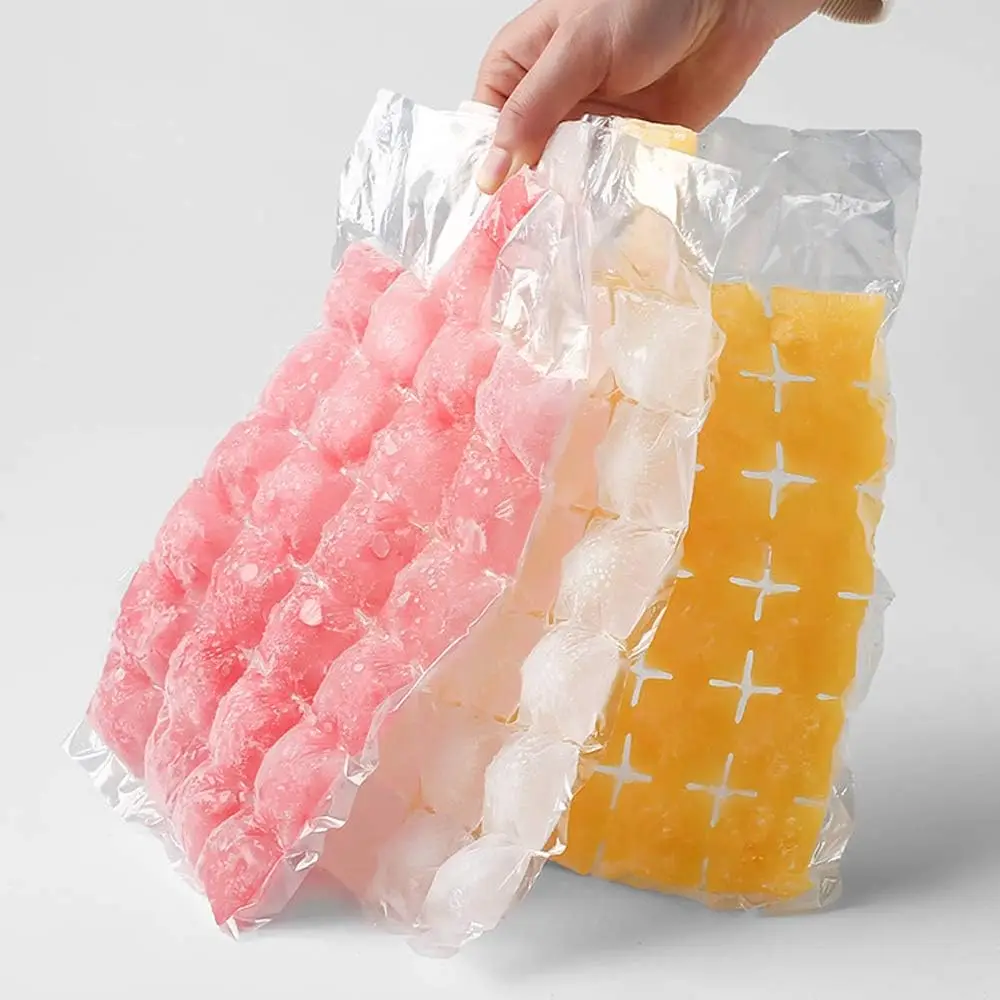 50/100/250Pcs Disposable Ice Cube Bags, BPA Free Ice Mould Tray Freezer PE Bags