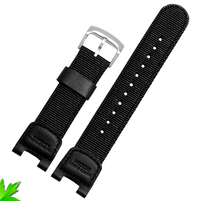 For Casio 24x12mm 3157sgw-100 SGW-200 Series Mountaineering Outdoor Canvas Resin Silicone High Quality Nylon Watch Strap