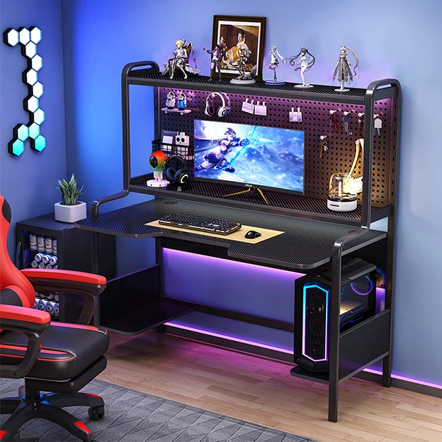 طاولة دراسة بيئة العمل بالكمبيوتر طاولة ألعاب #6