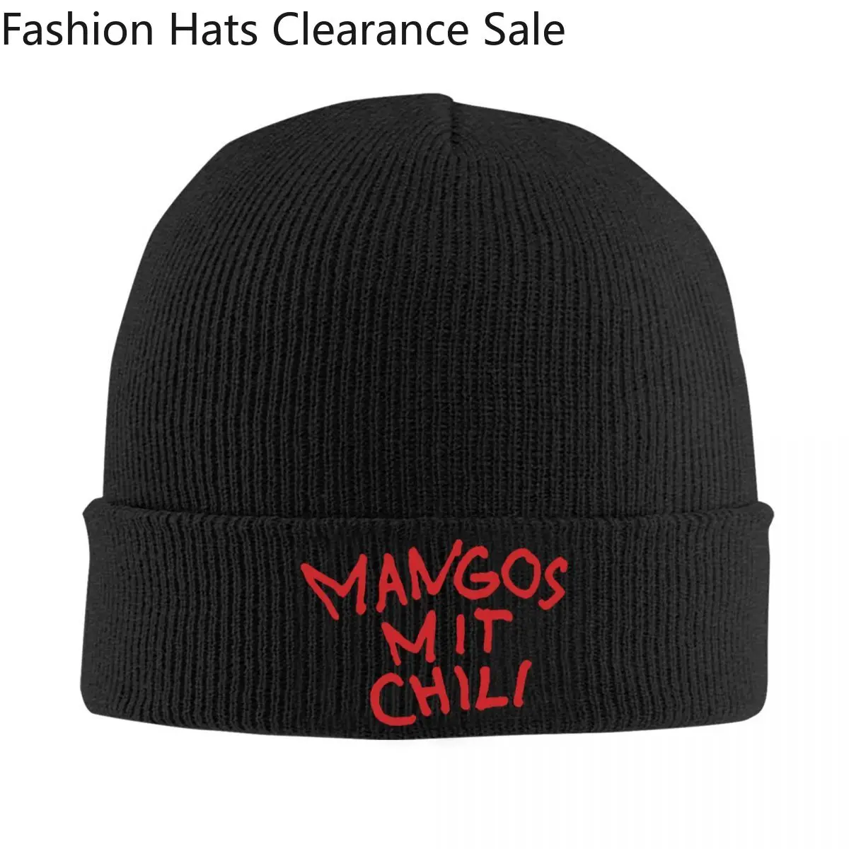 Nina Chuba Mangos Mit Chili Beanie Hats Knitting Hat Kpop Warm Soft Unisex Adult Caps Winter Printed Street Y2K Bonnet Hats Gift