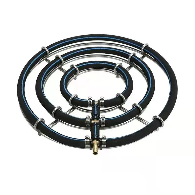 Nano aeration plate koi fish pond aeration ring tracheal seafood pond aeration ring aeration stone air strip fish tank bubble pl