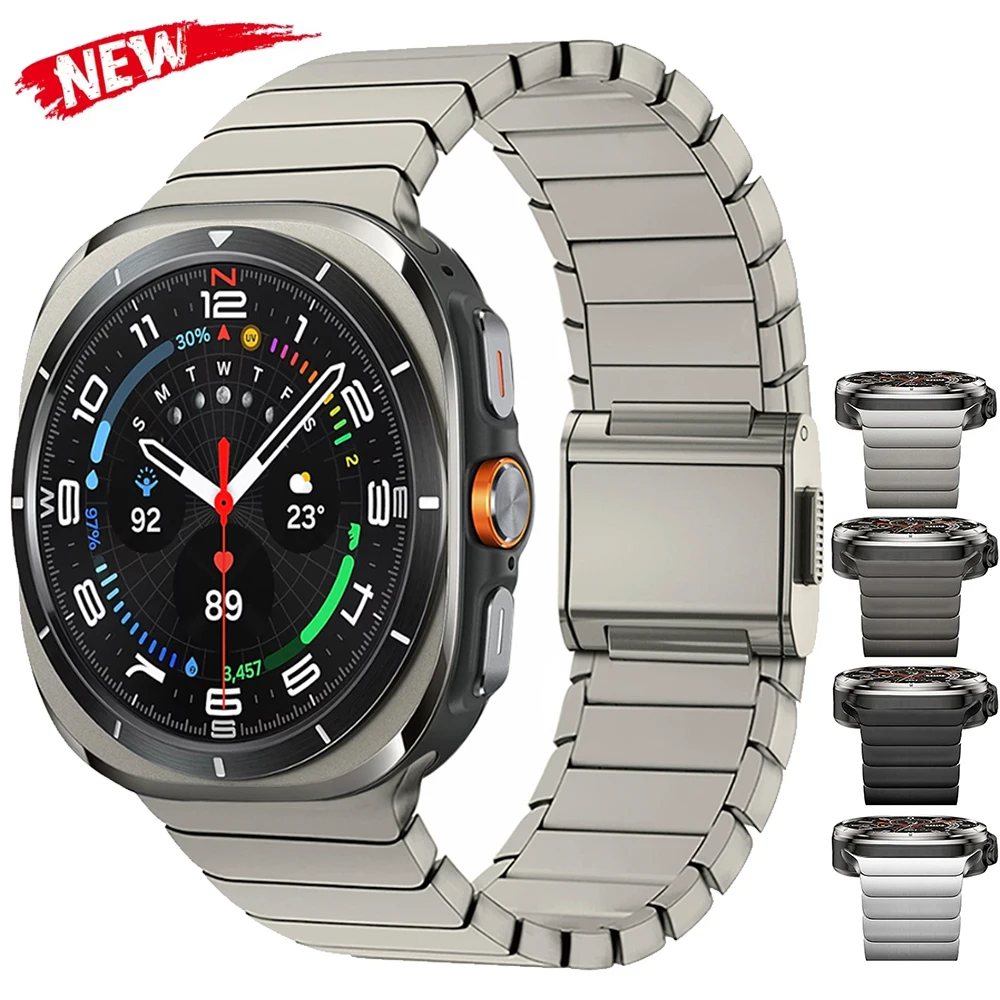 Stainless Steel Magnetic Band for Samsung Galaxy Watch Ultra 47mm Wristband Bracelet Replaced Accessories for GALAXY ULTRA 47MM