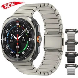 Stainless Steel Band for Samsung Galaxy 8 Classic 46mm 8 44mm 40mm Luxury Metal Strap for Samsung Galaxy Watch Ultra 2024 2025