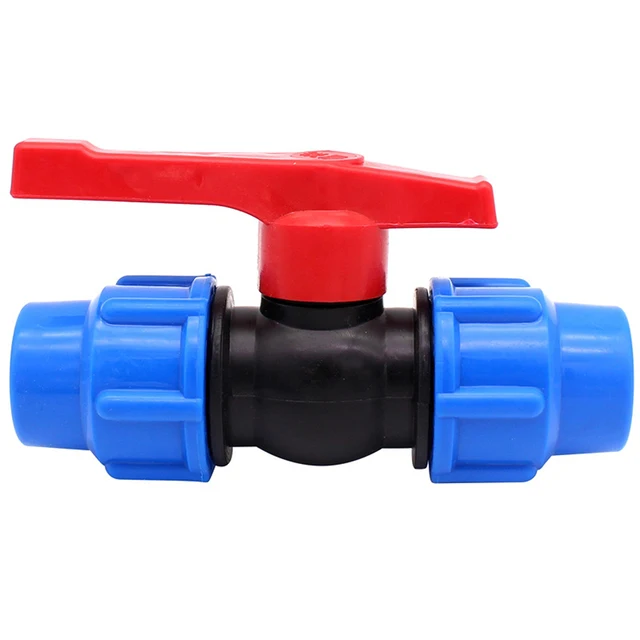 Elettrovalvola Home Improvement Valve Fitting Ball Valve For Home Bathroom Kitchen PE With External Thread 1pc 20mm /25mm/ 32mm Altre valvole — dettaglio 1