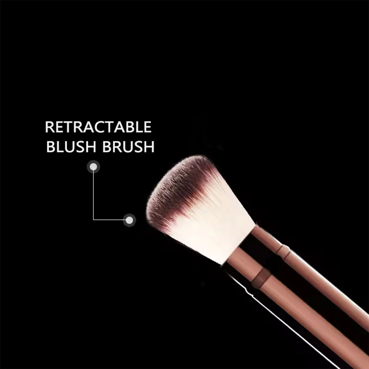 메이크업 브러쉬- No.23 리트랙터블 카부키 브러쉬 부드러운 섬유모 파운데이션 패션 디자인 싱글 페이스 브러쉬