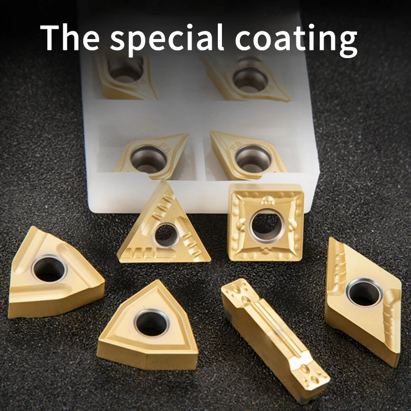 Kakarot Carbide Inserts Externe Draaigereedschappen VNMG160408 VNMG160404 Fg Ms Mt Ts Draaigereedschappen Keramische Gecoat Insert Metalen Draaibank