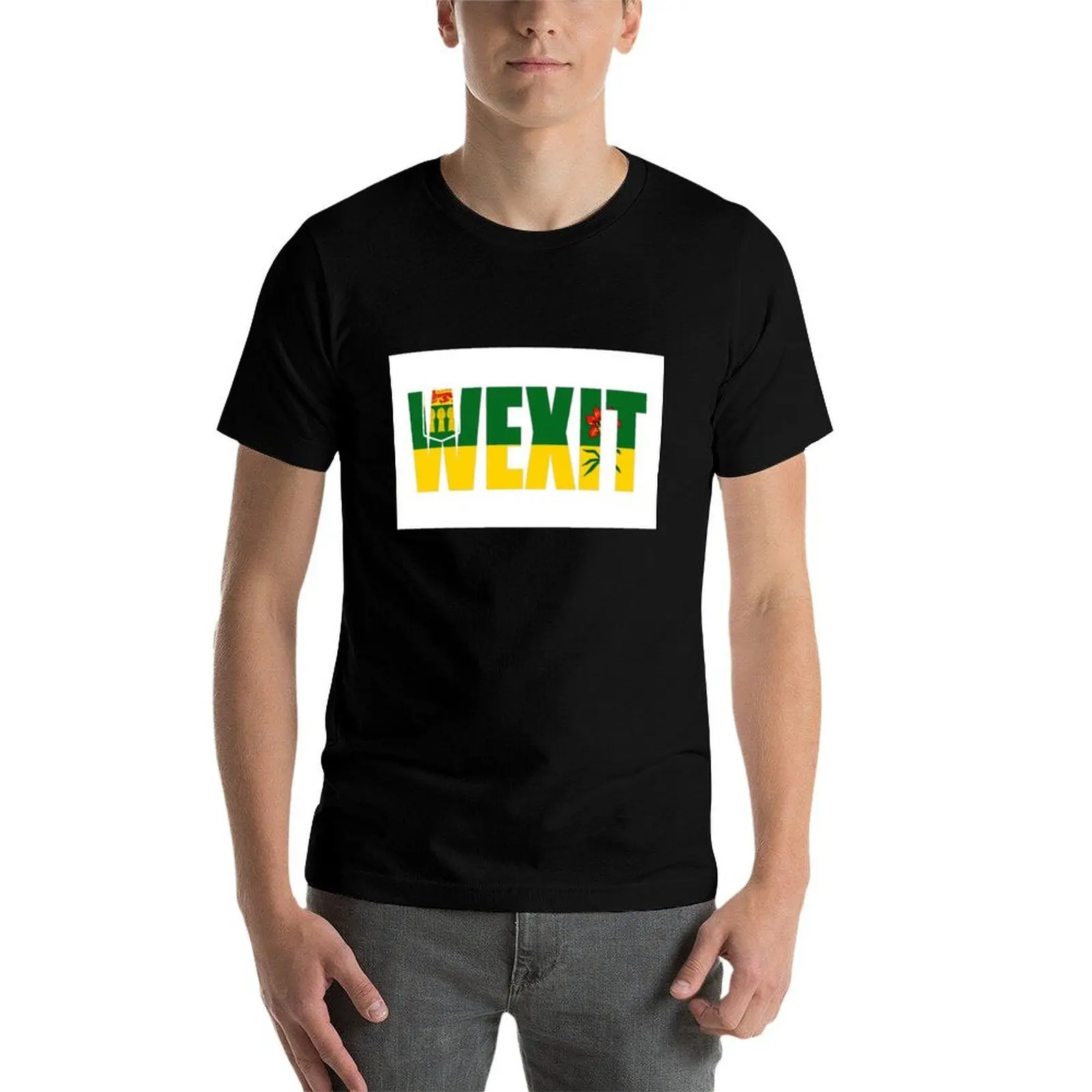 

WEXIT Saskatchewan T-Shirt t shirts for man cotton soft t shirts designer T-Shirt