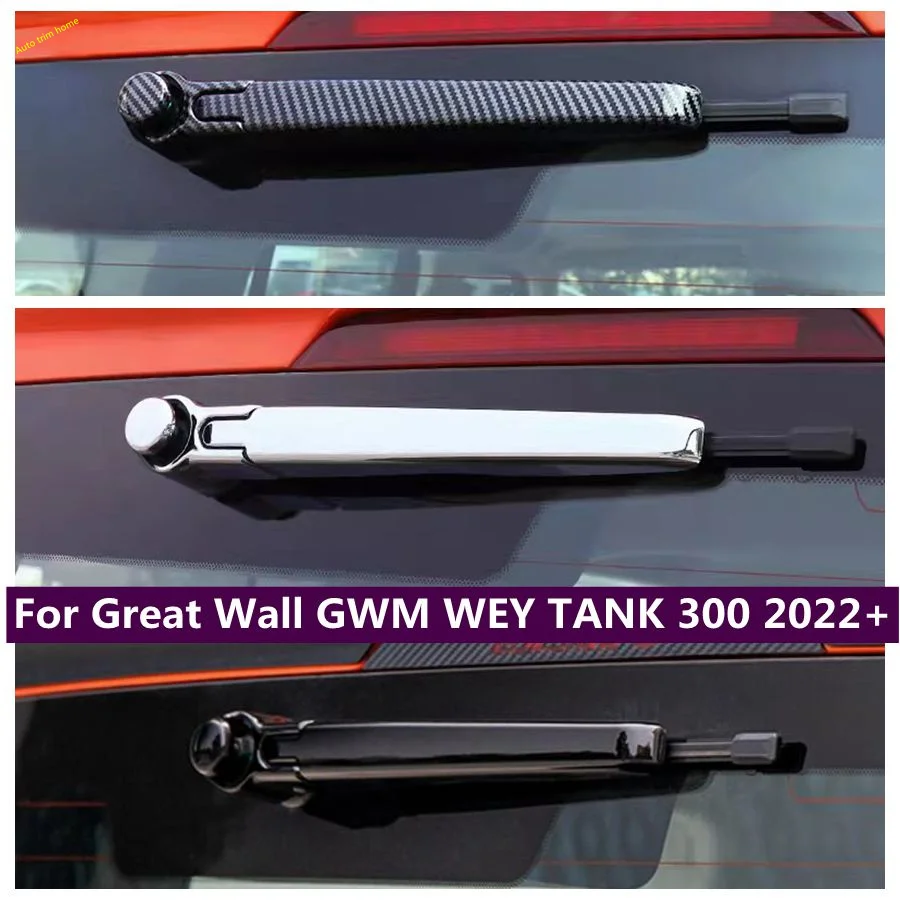 

Rear Windshield Window Windscreen Rain Wiper Decoration Cover Trim Fit For Great Wall GWM WEY TANK 300 2022 2023 Car Accessories