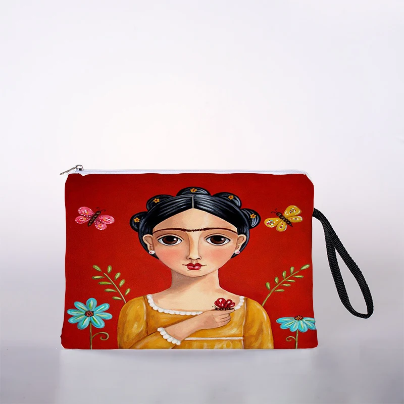 

Classic Oil Painting Printed Women's Cosmetic Bag Cute Leisure Travel Portable Storage Handbag Cosmetic Bag Toiletries Bag