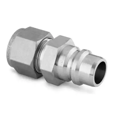 

【 SS-QF4-S-400 】 Quick Connector Without Valve 1/4 Inch Sleeve