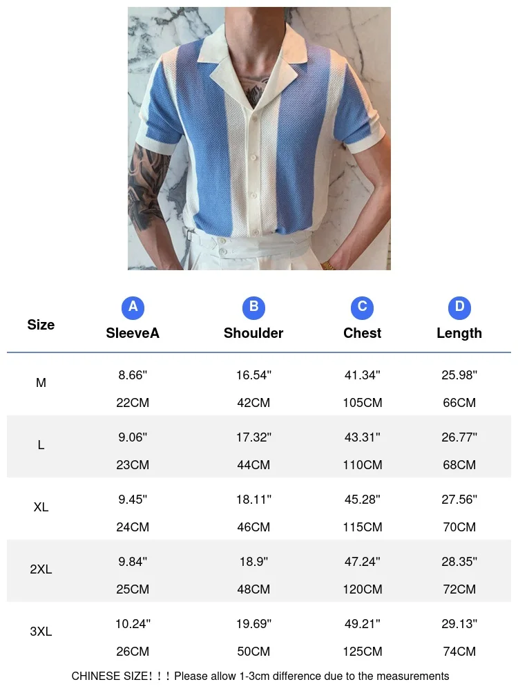 Summer Men\'s Lapel Knit Short Sleeve Outdoor Casual Breathable POLO Shirt Fashion Slim Knit Short Sleeve Top Men\'s Clothing