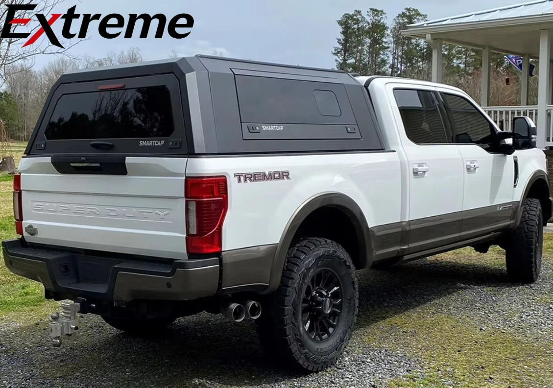 Pickup Truck Topper Hardtop Tonneau Cover Canopy  All Truck Models with Slide Window Tent  Water tank or Roof Rack Tool Box