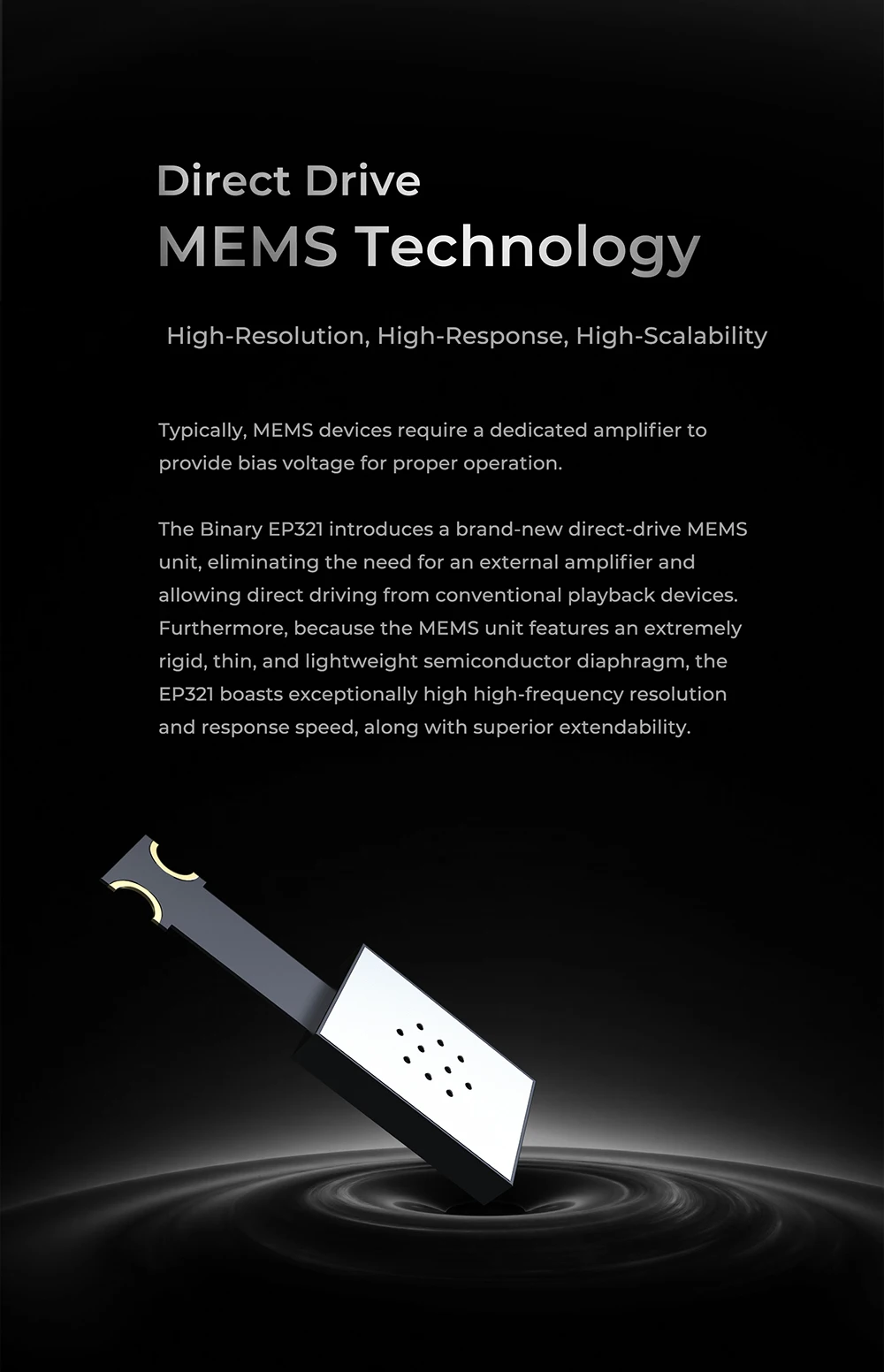 Binary EP321-MEMS 6-Treiber Tribrid IEM 2DD+3BA+MEMS Direktantrieb Hi-Res Audiophile In-Ear Monitor Kopfhörer HiFi Musik-Ohrhörer – Detail 3