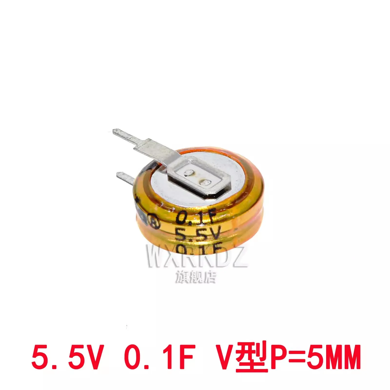 5PCS Super Capacitor V Type 5.5V 0.022f/0.047/0.1/0.22/0.33/0.47/1.0/1.5/4.0/5.0F Button Type Farrah Supercapacitor P=5MM