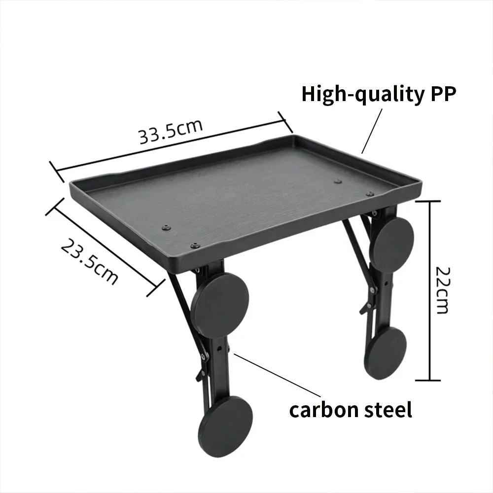 Portable Car Side Door Hanging Tray Foldable Auto Table for Camping Cooking Picnic Road Trip SUV Outdoor Accessories view 6