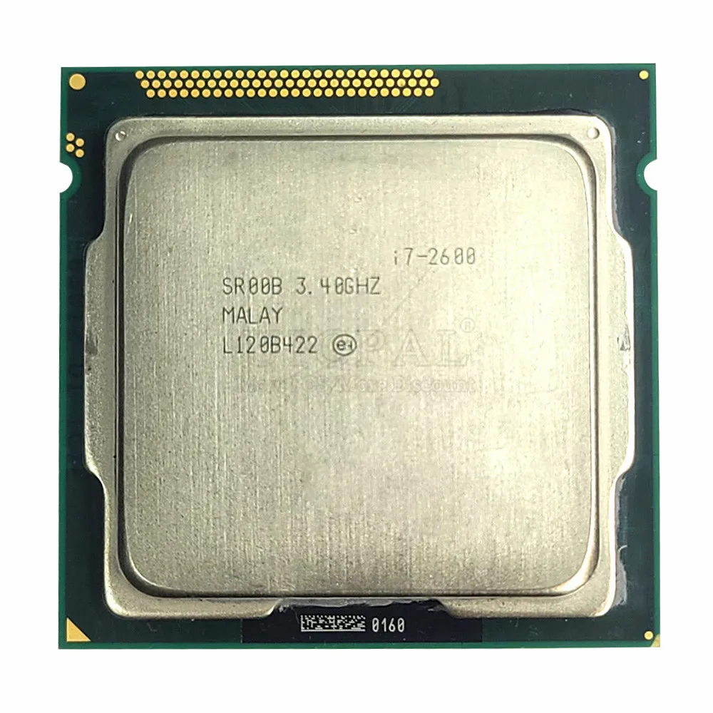 I7-2600 CPU 3.40GHz CPU LGA 1155 I7 2600 for Intel Xeon i7 2600 Processor Quad Core