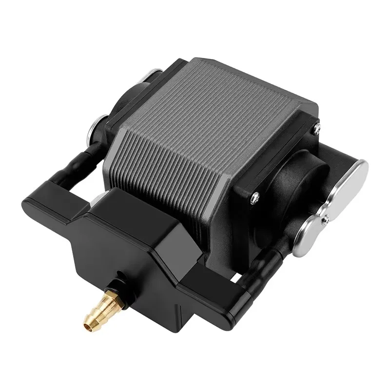 

Dual-Motor Aquarium Air Pump High-Airflow Fast-Heat-Dissipation Alloy Housing Versatile Fish Tank Oxygen Aerator