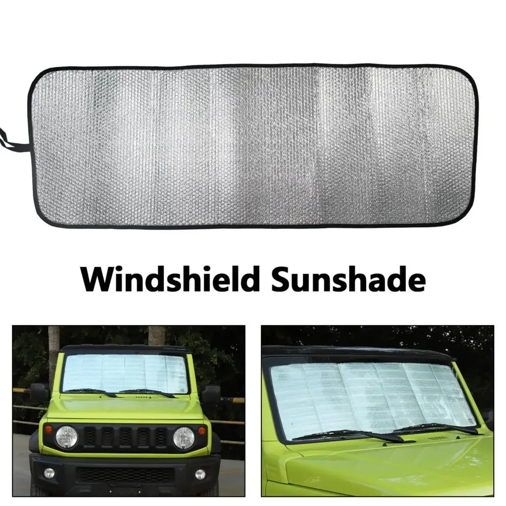 Loki J For Suzuki Jimny JB64W JB74W 2019 2020 2021 2022 Front Windshield Sunshade Sun Shade Window Heat Shield Visor Guard Mat A