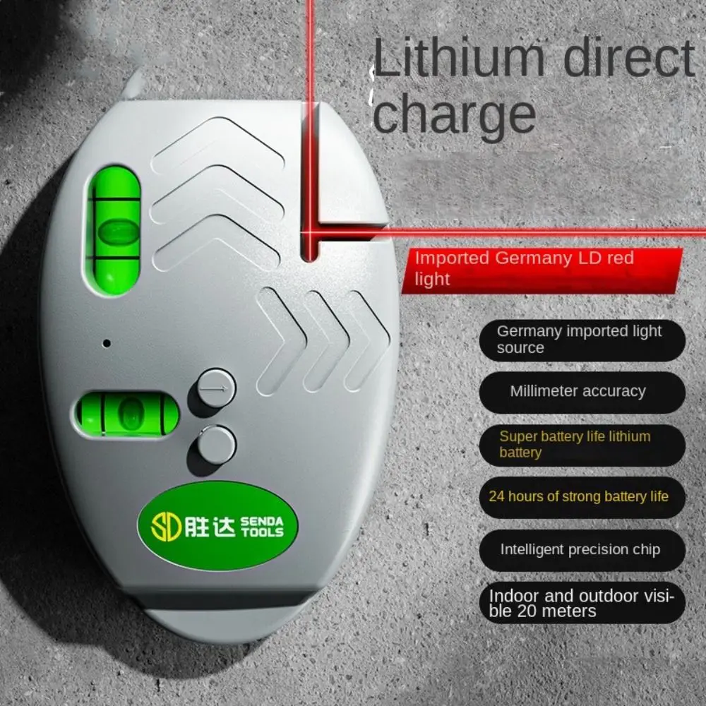 

Vertical Mouse Laser Level High-precision 90 Degree Right Angle Laser Level Long Distance Wire Projector Electronic Laser Ruler