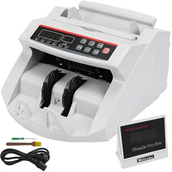 SucceBuy 1000 stks/min Geldteller Zakelijke Kassa Euro Rekeningen Nep Bankbiljetdetector door UV & MG Functie voor Banken Winkels