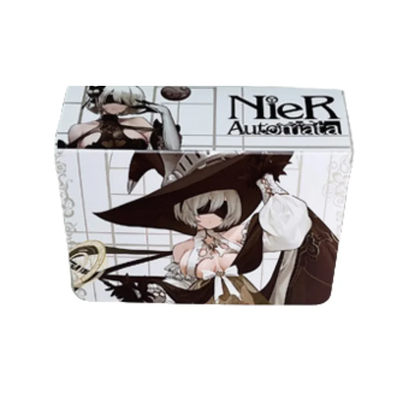 Pudełko na karty ACG NieR Automata 2B OCG PTCG OPCG Postacie z gry anime Przenośne pudełko na karty kolekcjonerskie Twardy plastik 160 Zabawki o