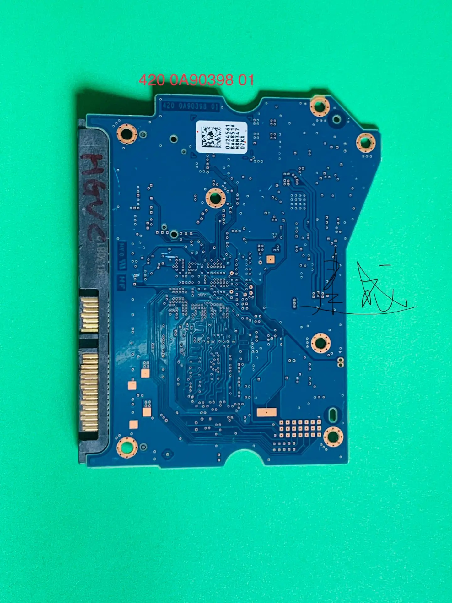 Placa de circuito de disco duro Hitachi: 420 0A90398110 0A90398/0J24561/HUS726060ALA640, hus7260ala641