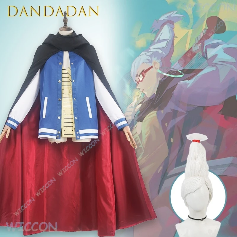

Anime Character Performance Ayase Seiko Dandadan Cosplay Costume Full Set Supernatural Battle Suit Trending Halloween Christmas