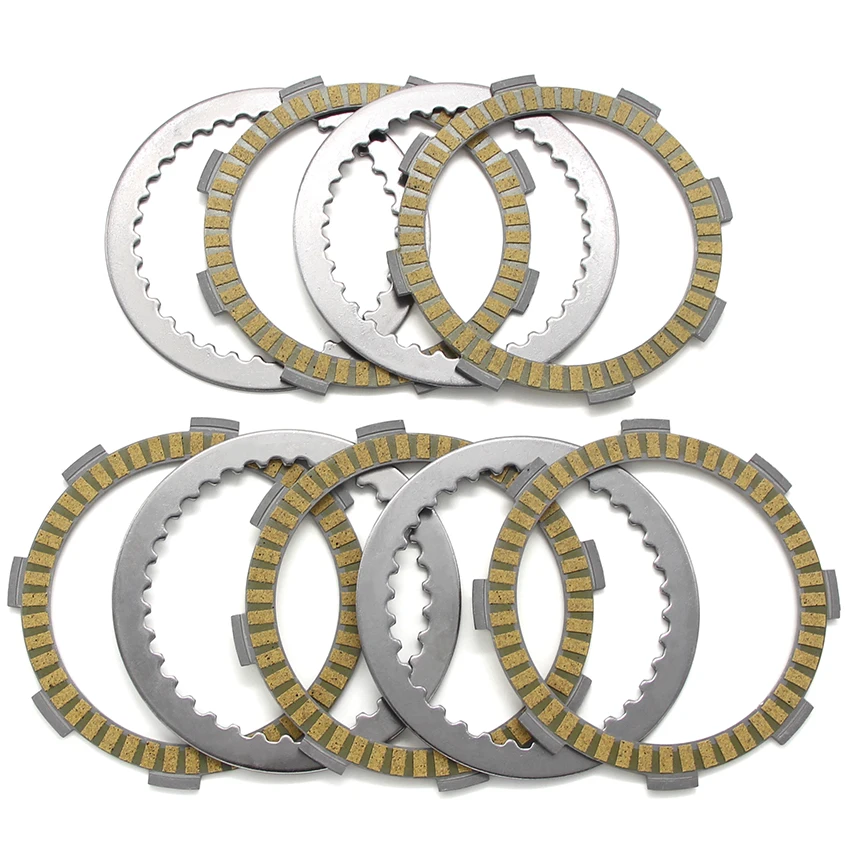 Motorcycle Friction Clutch Plates For Kawasaki KLF185 Bayou 185 KLT160 KLT185 AR125 AR125S KMX125 KMX200  OEM:13088-1016