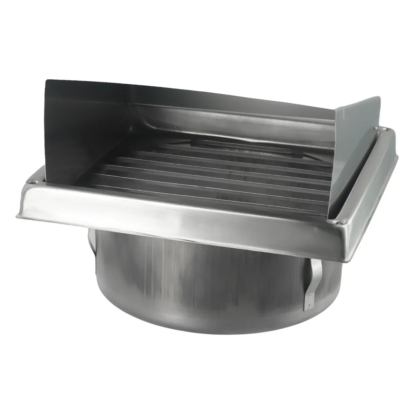 Adjustable Airflow External Wall Grille Exquisite Finish Hassle-free Cleaning Customizable Vent Airflow Control