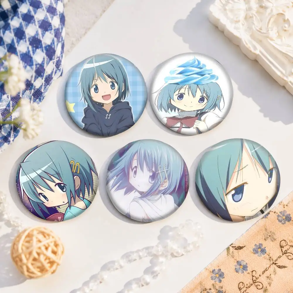 A-Anime Character Sayaka Miki Anime Round Badges, Brooches, Clothing Accessories, Birthday Gifts, Anime Conventions