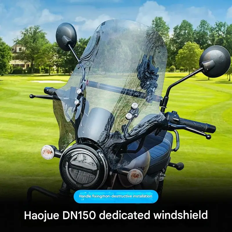 FOR Haojue DN150 Motorcycle Windscreen Premium Thick PC HD Clear View for Enhanced Riding Safety And Warmth