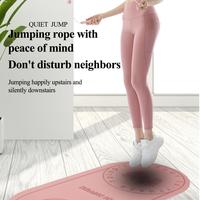 Rope Skipping Exercise Workout Mat 6mm/8mm Thickened Mute Noise Reduction Non-Slip Jump Rope Mat For Yoga Pilates 140 X 61cm