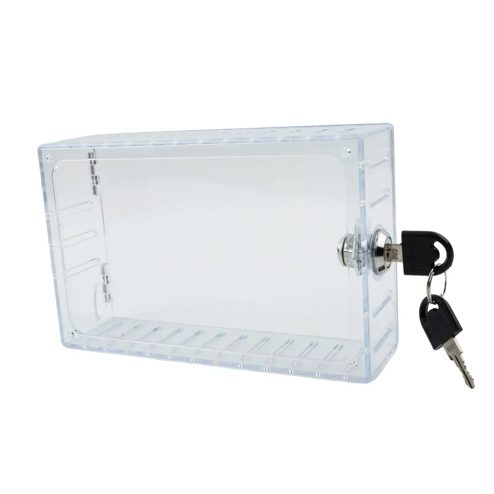 Thermostat Protection Cover Clear Thermostat Lock Box & Lock Transparent Protector Guard Cover Box For Home School