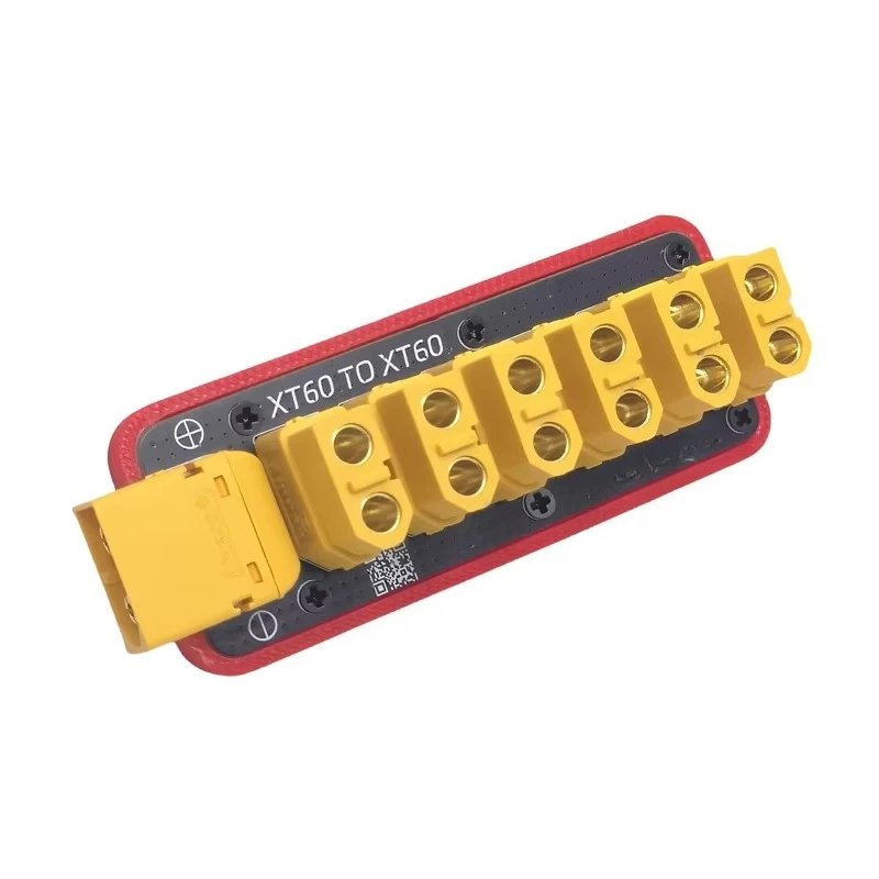 1PCS DC 0-100V 150A Power Distribution Board with 1-to-6 XT60 Connector Power Distributor PDB Module for RC Car/Submarine/Robot