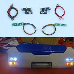 LESU LED Lamp System Taillight Headlight for 1/14 Tamiya RC Dump Truck Tipper MAN TGS Car Accessories