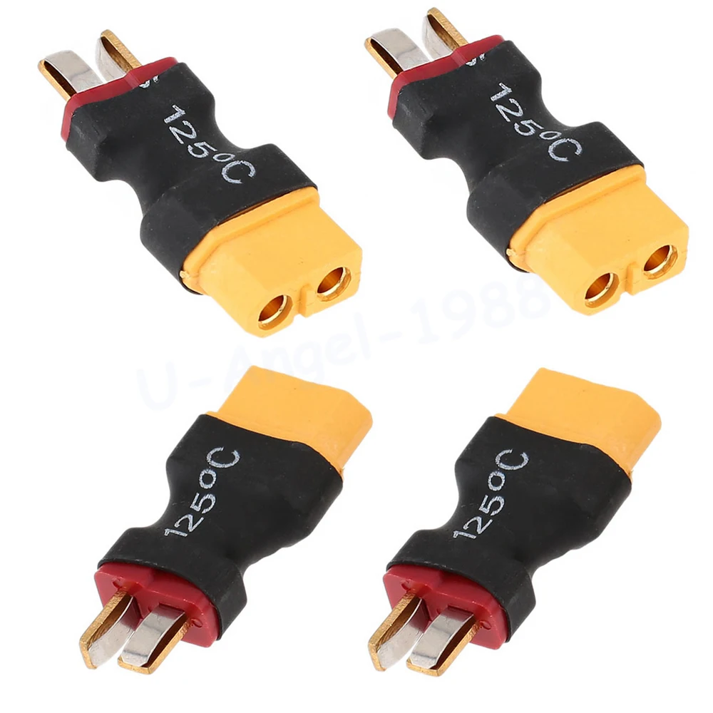 1pcs T Male Plug to XT60 Male / T Female Plug to XT60 Female Adapter For RC Helicopter Quadcopter LiPo Battery Plug Connector