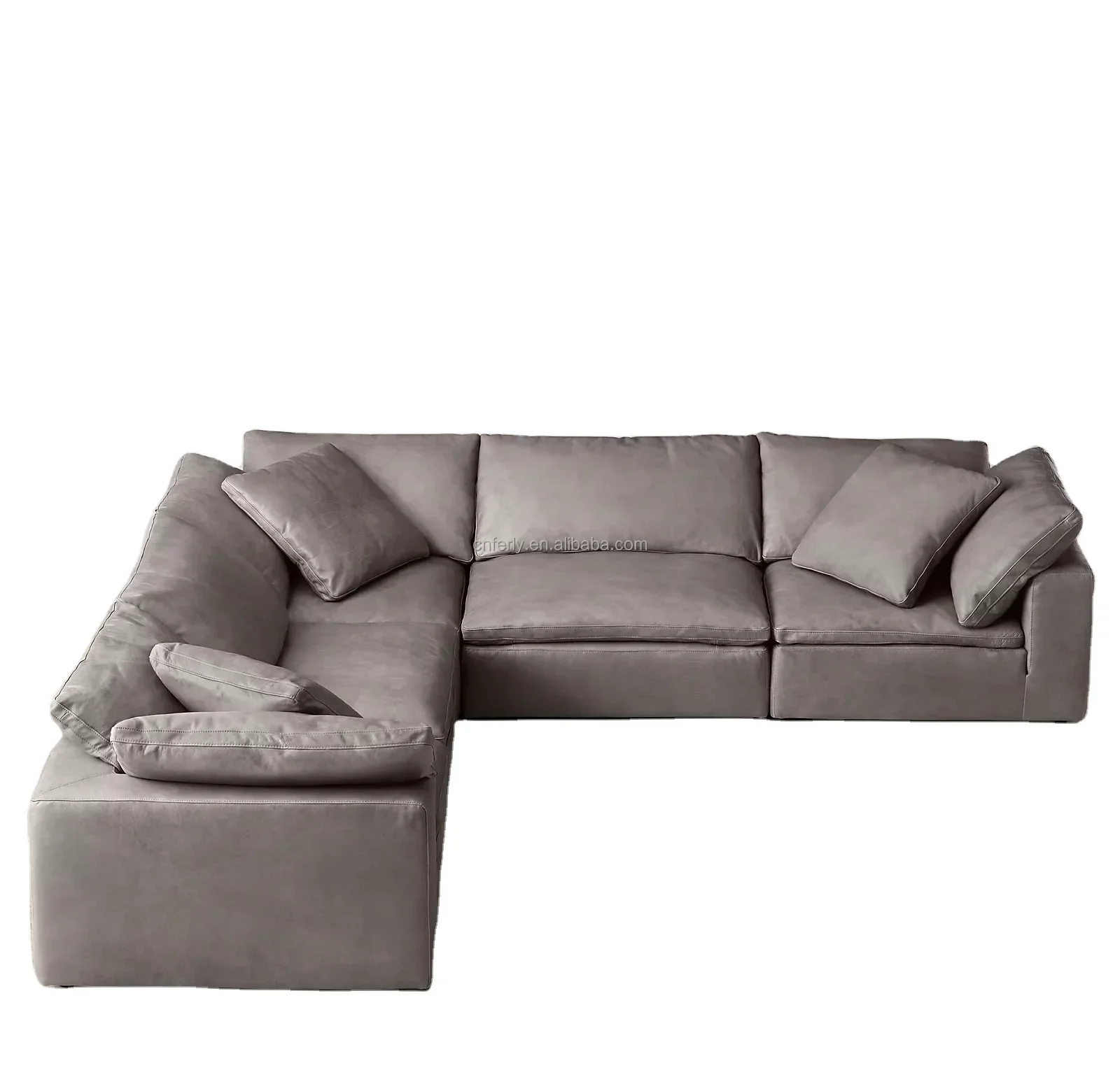 

# Luxury Home Furniture American Style Leather Sofa Set