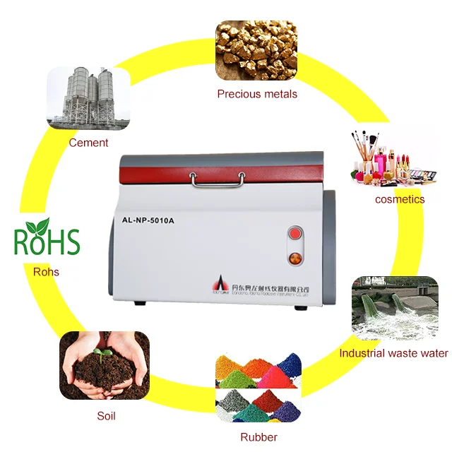 xray machine   fluorescence spectrometer XRF analyzer testing industrial  for gold and metal test