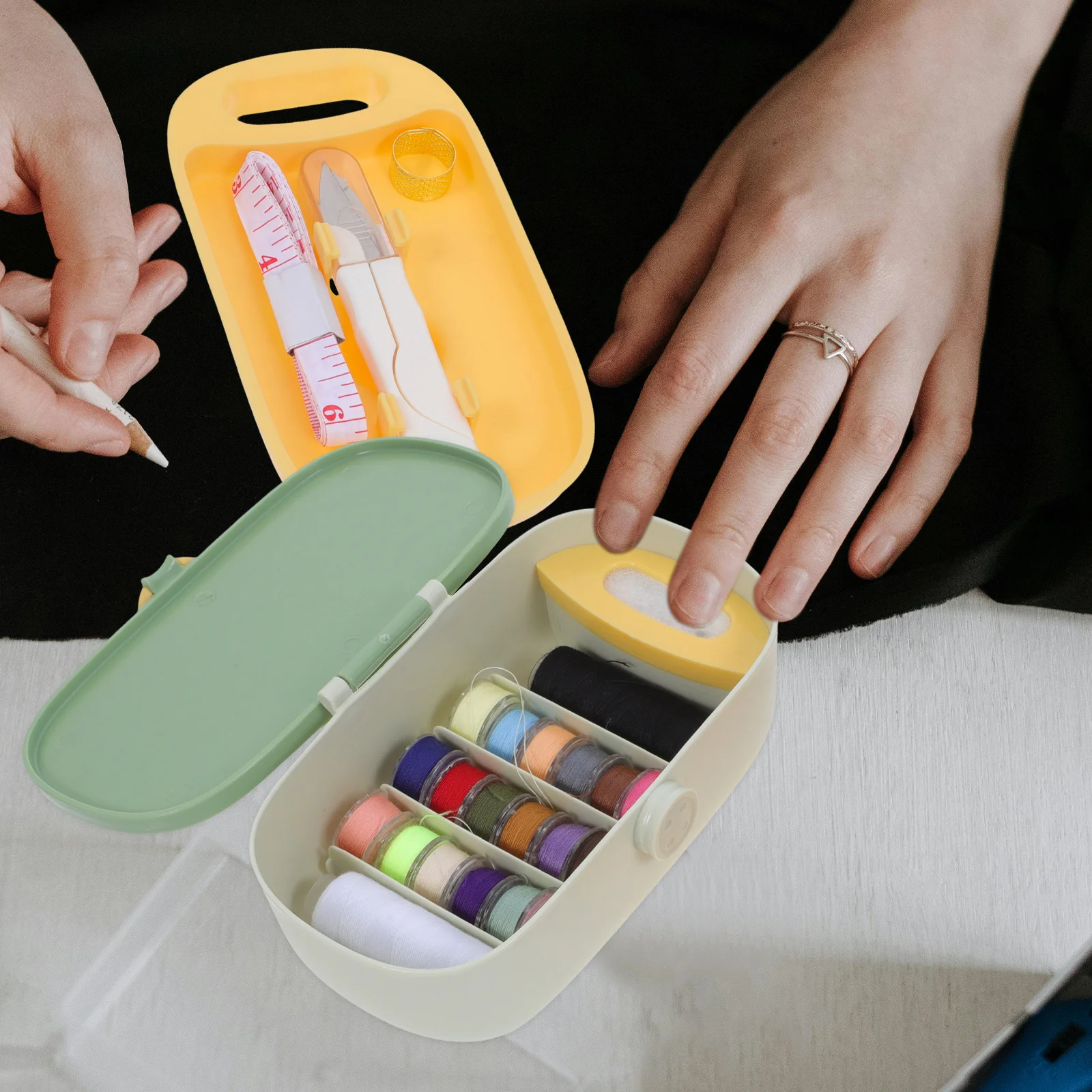 

Travel Small Box Essential Supplies Portable Repair Set Diy Hand Supplies Compact Lightweight Kit For Home Travel Use Beginner